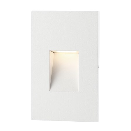Eurofase 36051-039 5.22 Inch 2W 1 LED Vertical Recessed trim Step Light, Finish Color: White